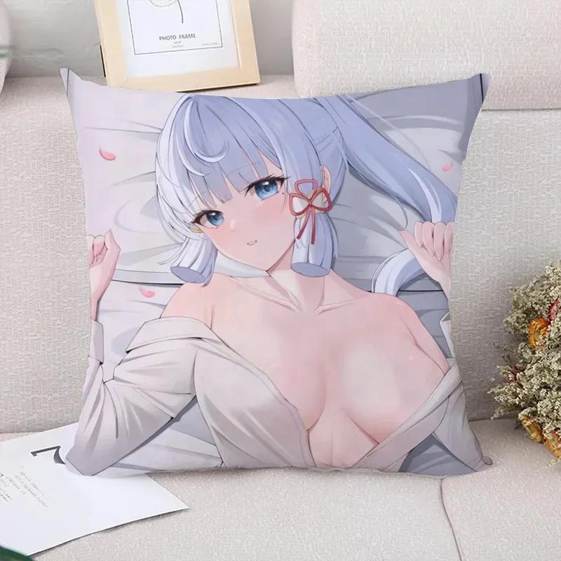 Genshin Impact Cushion Covers for Bed Pillows Decorative Pillowcase Decor  Sofa Cushions Couple Pillow Pillowcases
