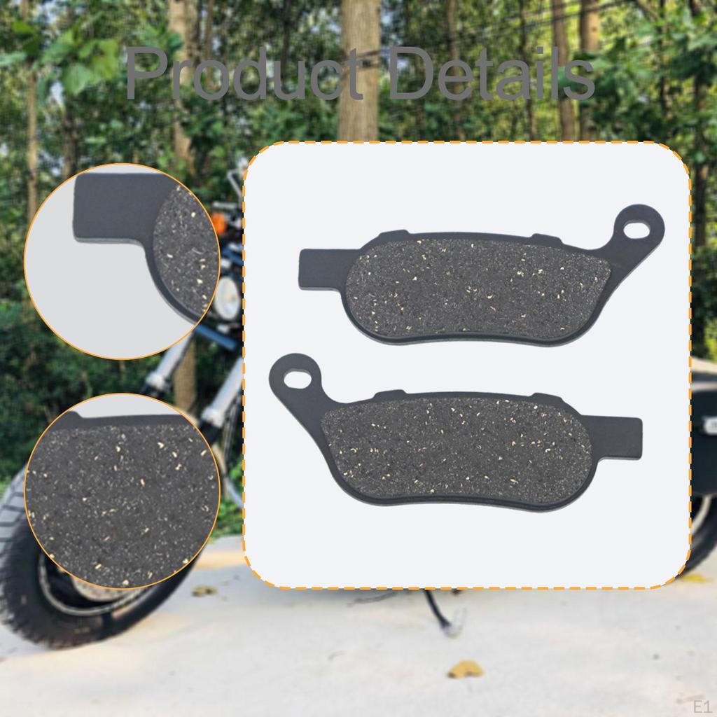 Motorcycle Brake Pads,Sturdy,Wear Resistant Modification Repair Spare Parts Easy Installation