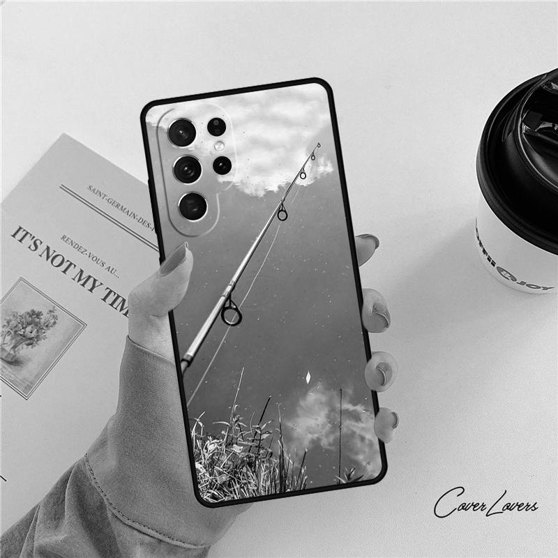 CARP FISHING RODS phone case For Samsung Galaxy S24 S25 S23 S22 Ultra Note 10 20 Plus S20 S21 FE Cover