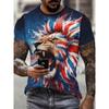Men's Casual Sports 3D Printed T-shirt