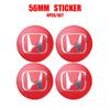 56/58/60/59mm for Honda Type R Type S VTEC DOHC Modulo Vezel Legend Si RR Insight Car Wheel Center Hub Caps Auto Accessories