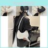 Chic Crescent Shoulder Bag For Winter 2023 Trendy Street Style Pu Leather Handbag