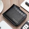 Leather Men’s Wallet Luxury Mens Purse Male Zipper Card Holders With Coin Pocket Rfid Wallets Gifts For Men Money Bag
