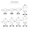 Transparent Mini Milk Tea Disposable Cup with Lid - Small Size for Cold Drinks