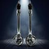 2 Pieces Drum Leg with Caster Bass Mobile Hardware for Drummers, Percussionists, Stage,