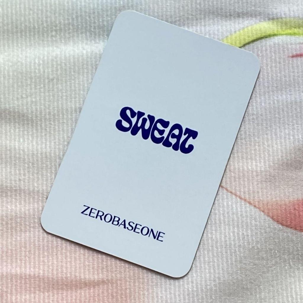 [USED] ZB1 Kim Ji-woon Sanok Pre-recorded Sweat Korean Trading Card