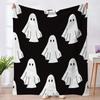 Halloween ghost blanket office sofa air conditioning blanket autumn and winter flannel blanket