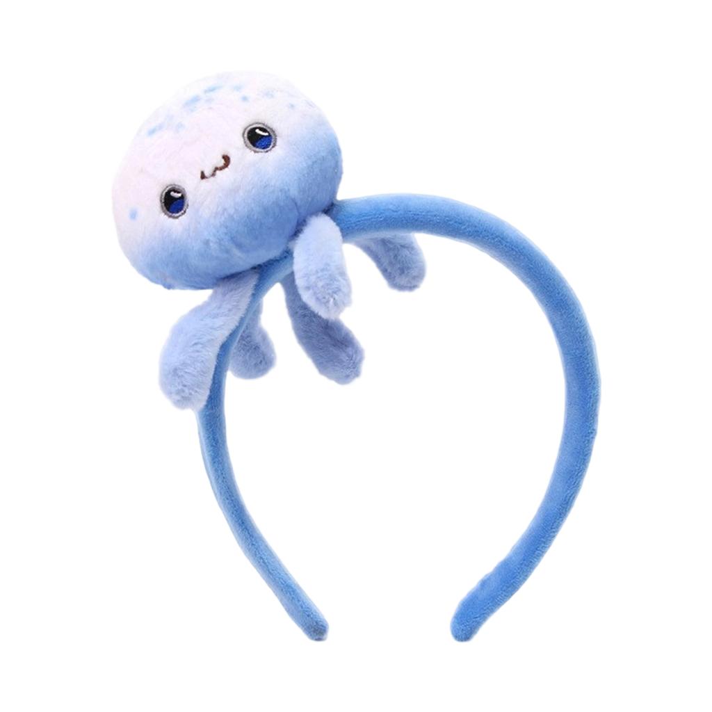 Comfortable Cartoon Animal Plush Headbands For Women and Girl Face Washing Everyday Use Party Gathering Hairband