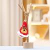 Santa Christmas Tree Hat Plush Keychain Toy Cartoon Decorations Doll Pendant