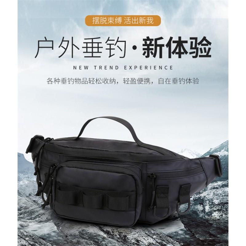 Lightweight Waterproof Fishing Waist Pack Men Women Outdoor Gear Bag Multi-Functional Chest Belt