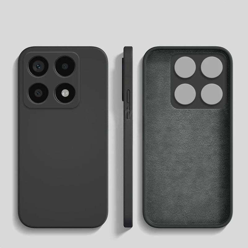 For Xiaomi 15T 14T Pro Case Liquid Silicone Original Plain Rubber TPU Protector Case Xiaomi 13T Pro Poco X6pro Shockproof Cover