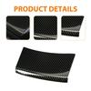 For Honda Civic 2016-2017 Interior Central Armrest Box Panel Carbon Fiber Black