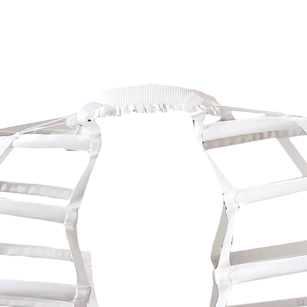 Sukně Bird Cage Obruč Oboustranné spodničky Lolita Krinolínová spodnička Dívčí Elastický pas