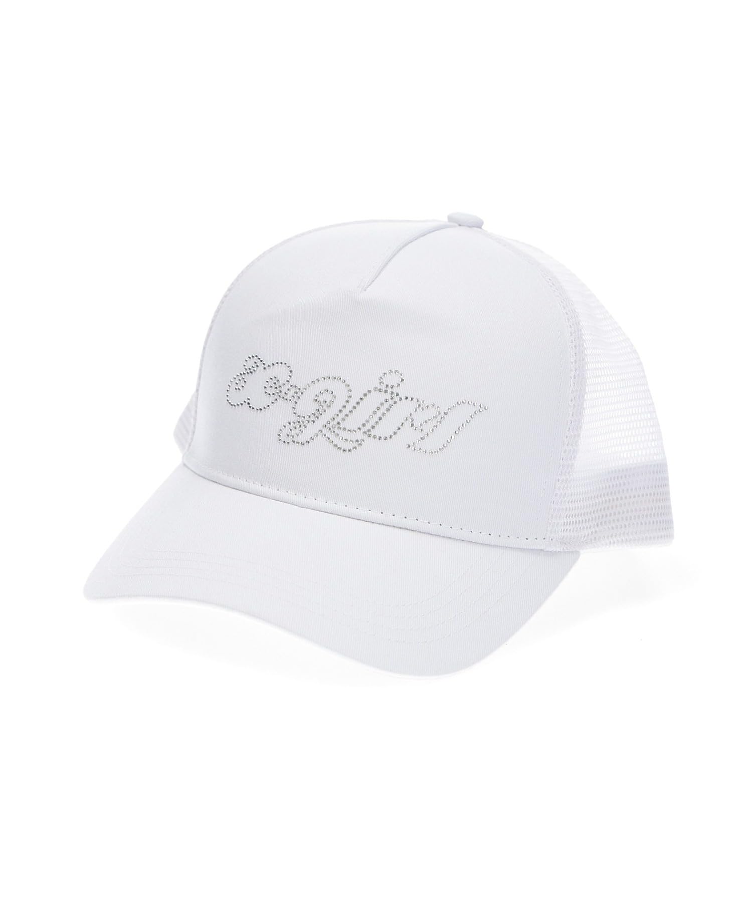 

Кепка с логотипом RHINESTONE TRUCKER CAP БЕЛАЯ [X Girl] женская белый