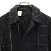 N.HOOLYWOOD Check Wool Blend Stainless Collar Coat 36 Black Series Men's Used