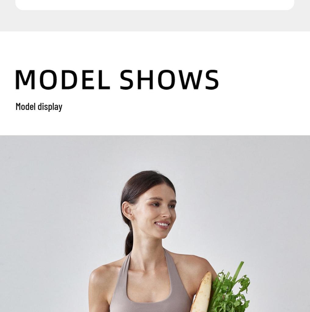 Chic Women's Halter Push-up Sport Bra Top - Waist-Cinching Yoga & Pilates Outerwear