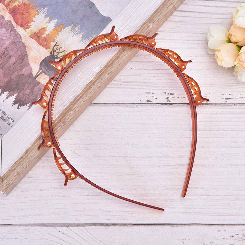 Double Bangs Hairstyle Hairpin Hairdressing Hairpin Headband Womens Headwear