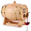 3L Wooden Whiskey Barrel with Stand and Spigot Whiskey Barrel Dispenser Bourbon Barrel Cocktails Wine Rum Tequila Beer Bucket