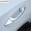 Side Door Handle Decoration Cover Trim ABS Chrome / Carbon Fiber Accessories Exterior Kit For Volkswagen T-Roc T Roc 2018 - 2025