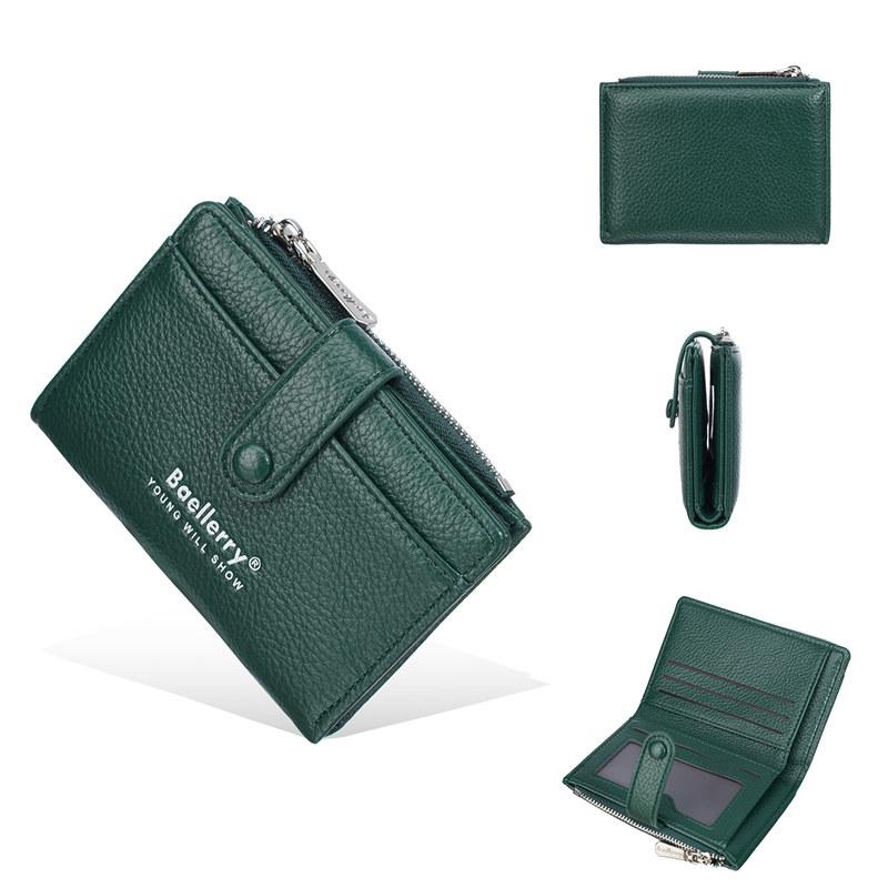 Baellerry Women Fashion Hasp Bi-fold Wallets Classic Design Coin Purse