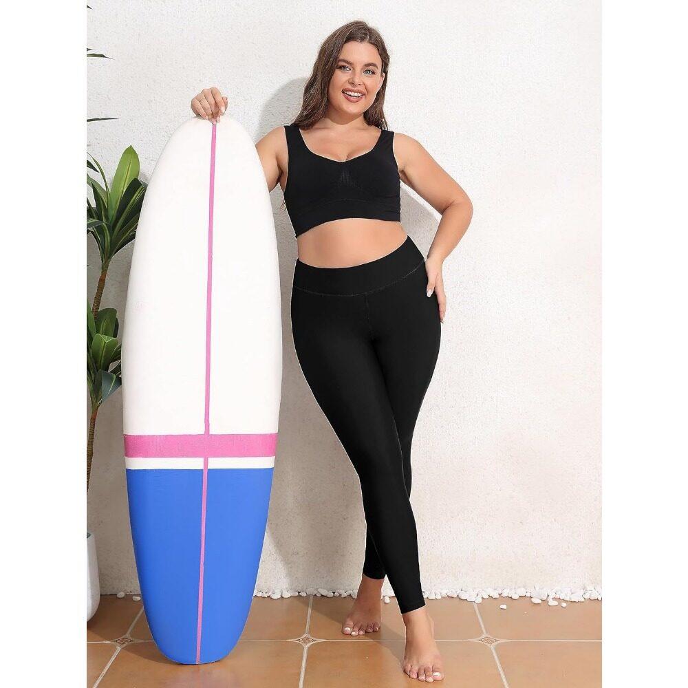 Charmleaks Damen-Badehose in Übergröße, hohe Taille, Badehose, Schwimmstrumpfhose