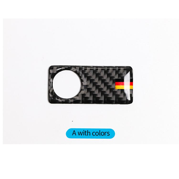 Für Mercedes Benz W205 C180 C200 C300 Kohlefaser Beifahrer Handschuhfach Schalter Panel Verkleidung Aufkleber Auto Tuning Innenraum Zubehör