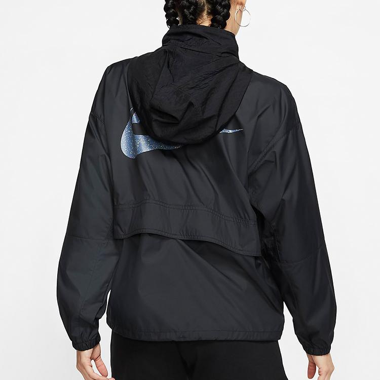 Nike Jackets Women's Black Hooded Moderate Other CJ2290-010