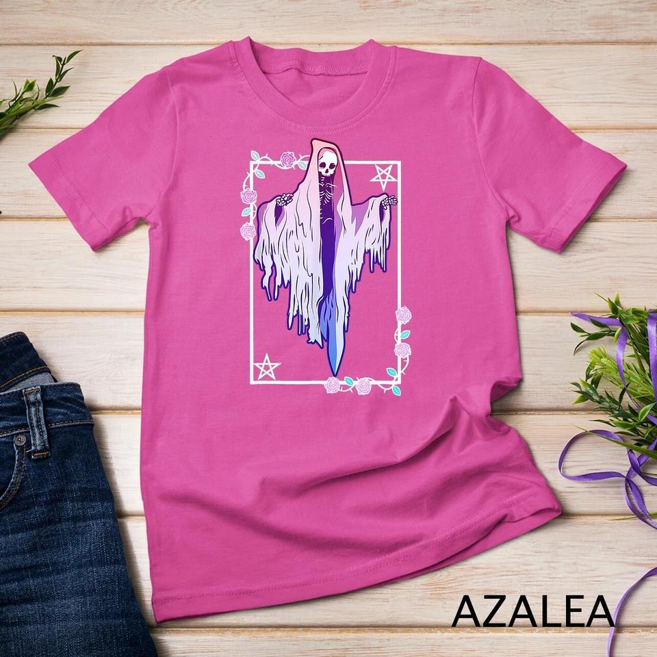 Pastel Goth Ghost Tarot Style T-Shirt Unisex T-shirt 6 M