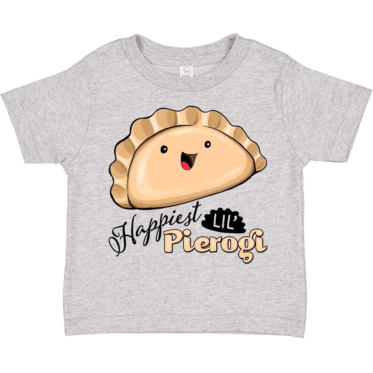 Inktastic Happiest Lil  Pierogi Toddler T-Shirt Food Cute Polish Cuisine Tasty 100