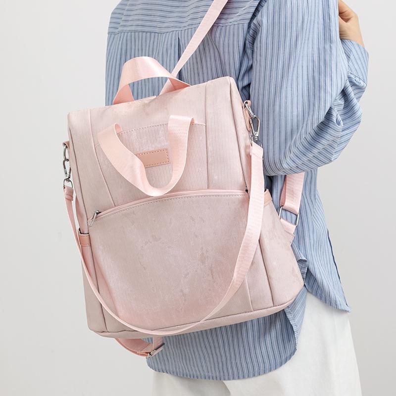 Mochila Vintage para Mujer de Gran Capacidad Bolso de Hombro Multifunción