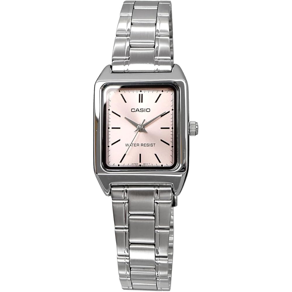 Casio Standard Quartz Women's Wristwatch LTP-V007D-4E Ice Pink Metal Band Imported Model