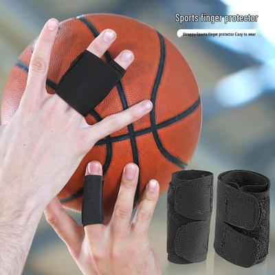 Protective Sports Finger Cots - Single/Double Compression Straps for Basketball & Volleyball
