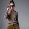 Paro Women's 100% Cashmere Cable Knit Sweater