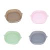 Air Fryer Silicone Tray Heats Resistant Food Baking Pan Oil-proof Reusable Oven Mat Bakeware Accessory for Kitchen Bakery