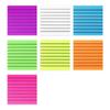 1500Pieces Colored Note Paper 3x3Inch Adhesive PET Note Paper Lined Small Notepads Reminder On Fridge Notebook Calender