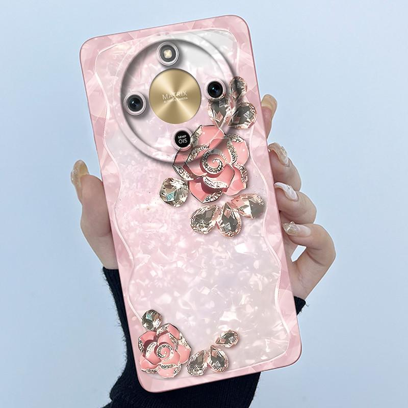For Honor X9d 5G Case MTN-NX1 Fashion Simplicity Oil Painting Floral Silicone Soft Phone Casing New Design Shockproof Back Cover