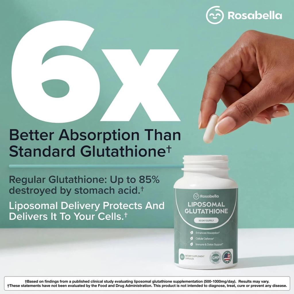 Glutatione Liposomiale 500mg Antiossidante ad Alto Assorbimento