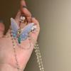 Adjustable Butterfly Lace Anklet With Flowing Tassels Two Way Leg Chain Jewelry For Casual Or Formal Occasions