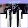 Scary Terrifier Halloween Clown Cosplay Costume For Adults High Quality Black And White Jumpsuit
