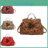 Elegant 2024 Fashion Floral Handbag For Brides Stylish Large Capacity Shoulder Bag