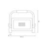 Portable Led Floodlight Work 50W 4000K Ip65