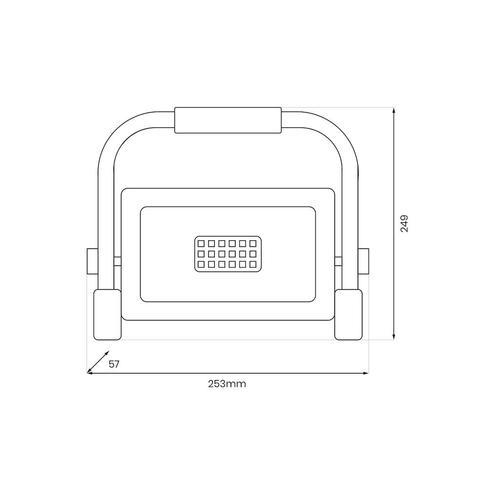 Portable Led Floodlight Work 50W 4000K Ip65