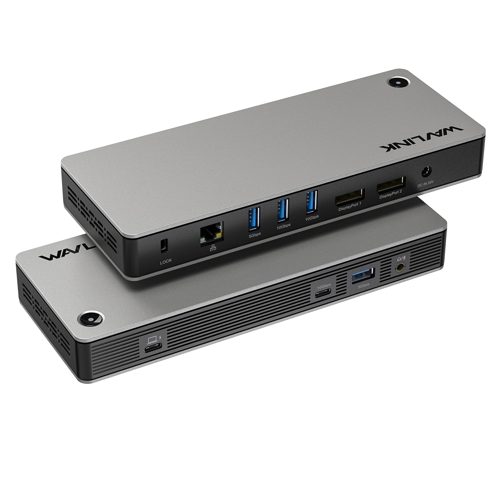 

Док-станция WAVLINK USB4 с двумя дисплеями 4K, 130 Вт, 10 Гбит/с, 5 Гбит/с, Gigabit, Plug and Play, совместимая с ноутбуками, 11-в-1 док-станция, USB-C док-станция, вход/95 Вт чёрный