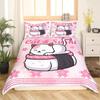 Sushi Duvet Cover Cute Rice Ball Bedding Set Children And Girls Room Decoration Three-Piece Set