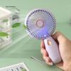Rechargeable Battery Cooling Fan with Base USB Fan Pocket Fan Handheld Fan