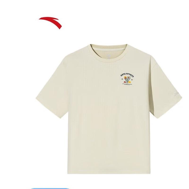 ANTA Women s Guan Xiaotong Ice Silk Anti-Bacterial Printed T-Shirt 165/M
