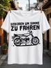 Born To Ride Simme Distressed Gerunisex Typografie Mit Vintage Simson Stil Motorrad Silhouette T-Shirt Unisex Alle T-Shirts