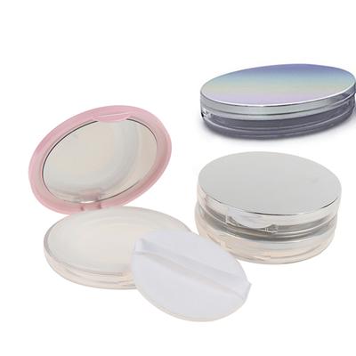 3G Reise Make-Up Behälter Kosmetische Sichter Tragbare Kunststoff Pulver Box Leere Lose Pulver Topf Mit Spiegel Lose Glas