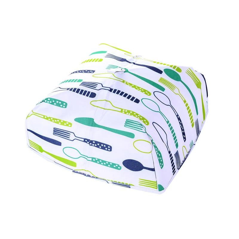Creative Foldable Vegetable Cover Dining Table Cover Food Insulation Cover Aluminum Foil Food Cover Dining Table Dust Cover 1PC