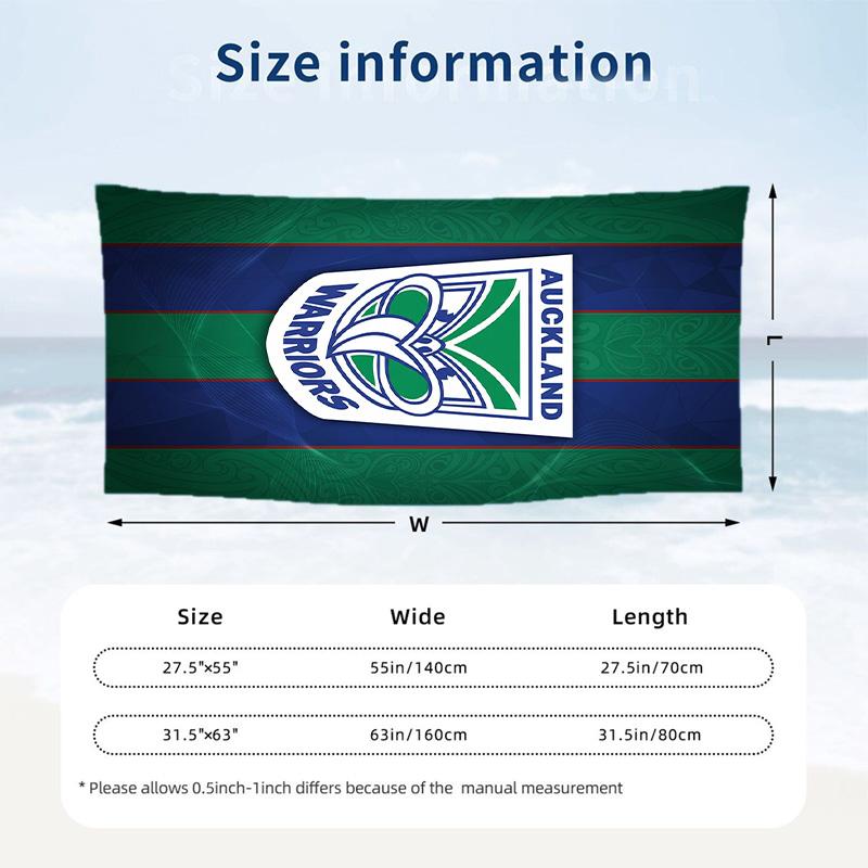Wigan Warriors Fashion Beach Towel Portable Soft Quick Dry Towel For Swimming Camping Holiday Use